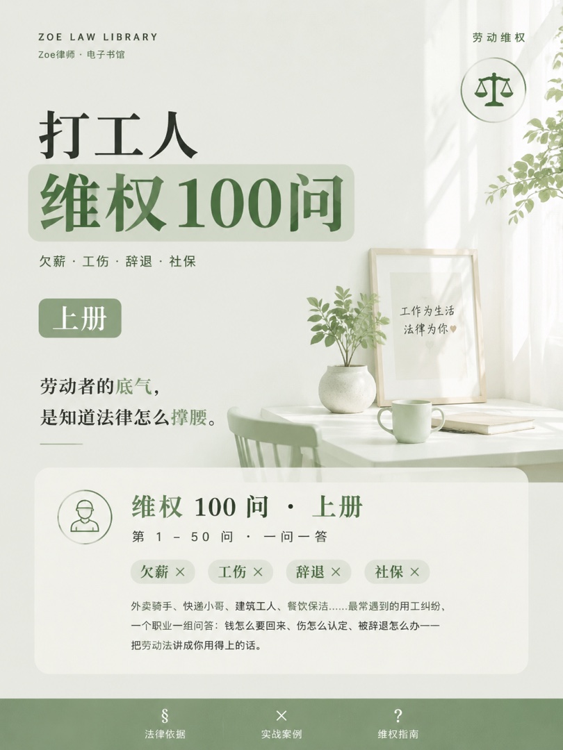 打工人维权100问上册